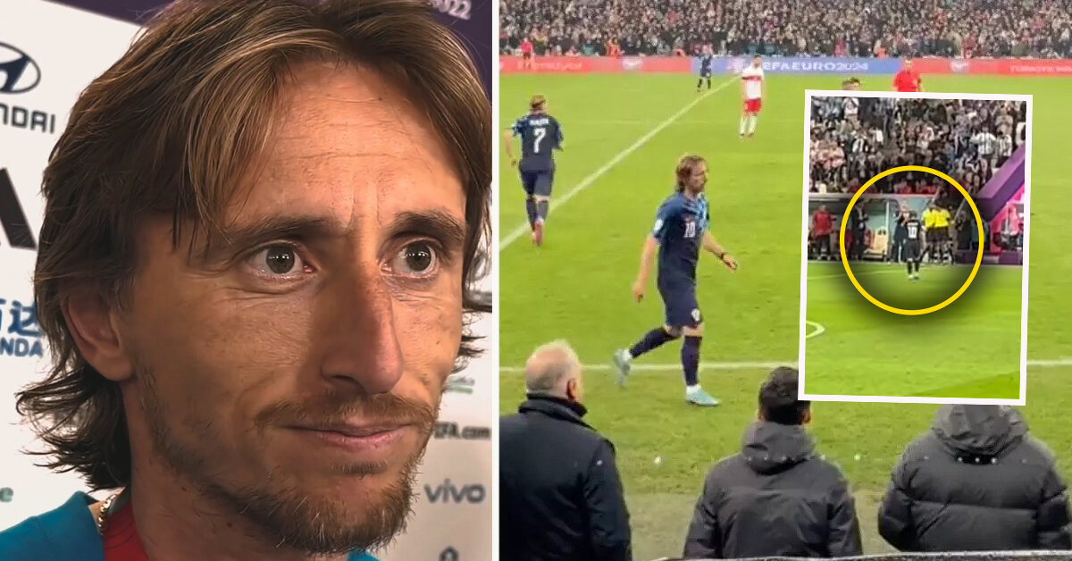 Сердце чемпиона: в трансляцию попал момент с Модричем после победы над Турцией – когда он уходил с поля, ему аплодировали стоя