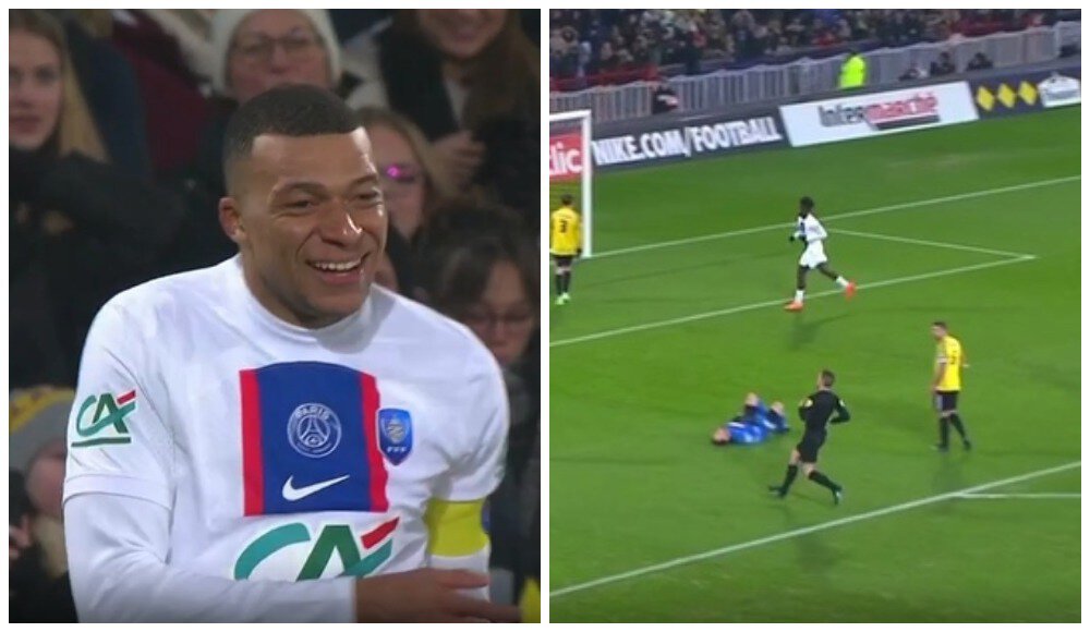 «ПСЖ» раскатал соперника в Кубке Франции. К пятому голу вратарь «Пеи-де-Кассель» уже не смог встать 🥵