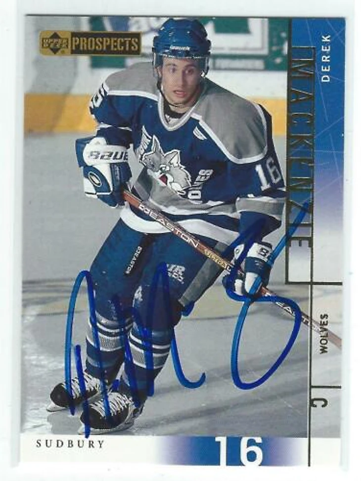 Derek MacKenzie Signed 2000/01 Upper Deck Prospects CHL Card #39 | eBay