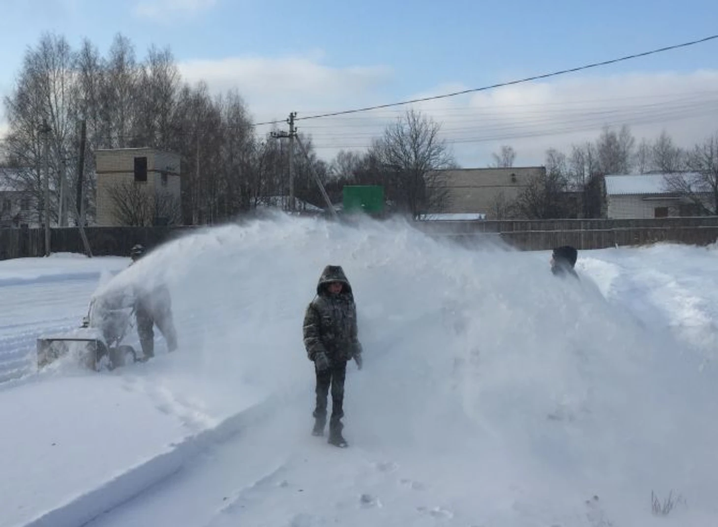 Вид города Ветлуги в ноябре