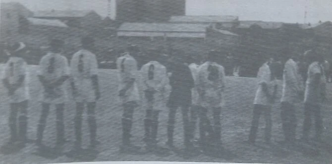 Первый раз, когда Райо вышел на после в футболках с номерами. Первый матч сезона 1948/1949, матч против Чамбери на стадионе Родиваль, 26 сентября 1948 года