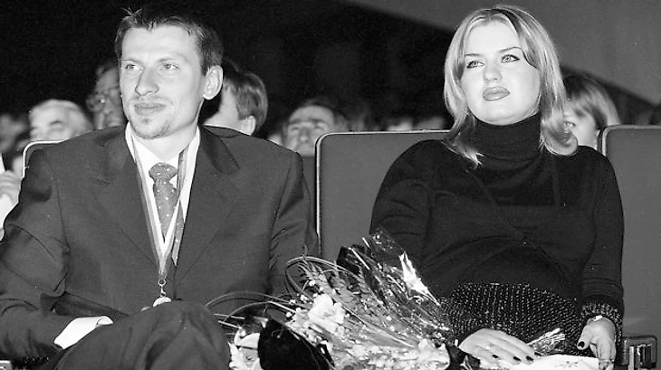29 января 2001 года. Москва. Александр Ширко с супругой