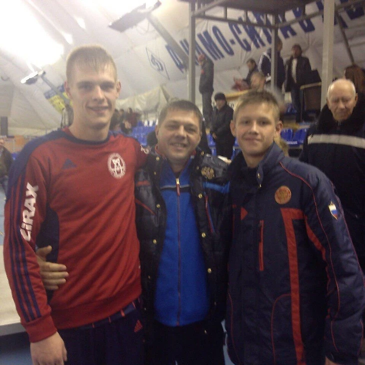 С отцом Владимиром и братом Никитой