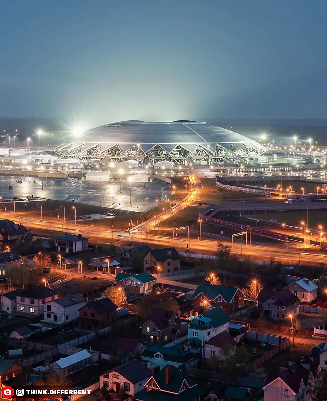 Очередная порция лучших фото стадиона. Космическая «Самара Арена» -  Стадионная лихорадка - Блоги Sports.ru