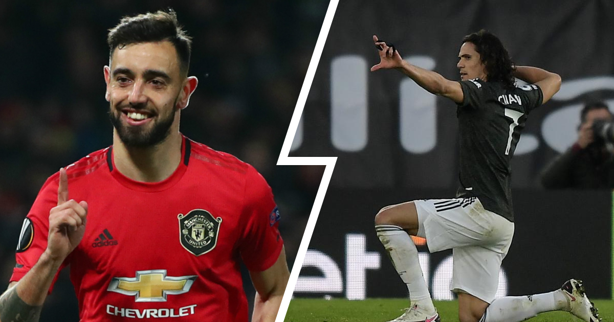 Манчестер Юнайтед, Эдинсон Кавани, Бруну Фернандеш