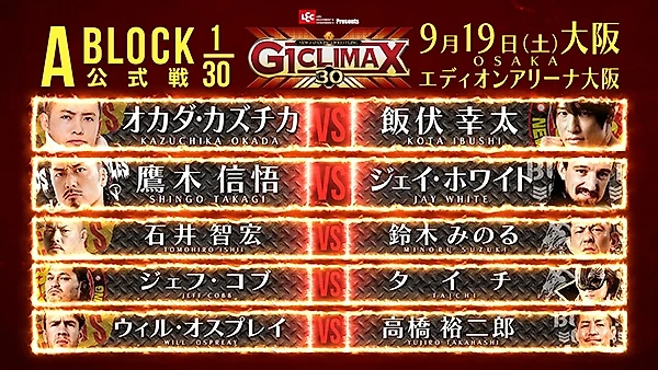 Превью NJPW G1 Climax 30, изображение №24