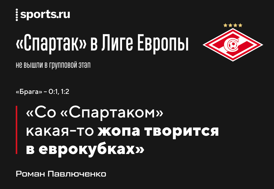 Эта Лига Европы – просто ужас для команд РПЛ. По коэффициенту сезона мы ниже Азербайджана и Кипра