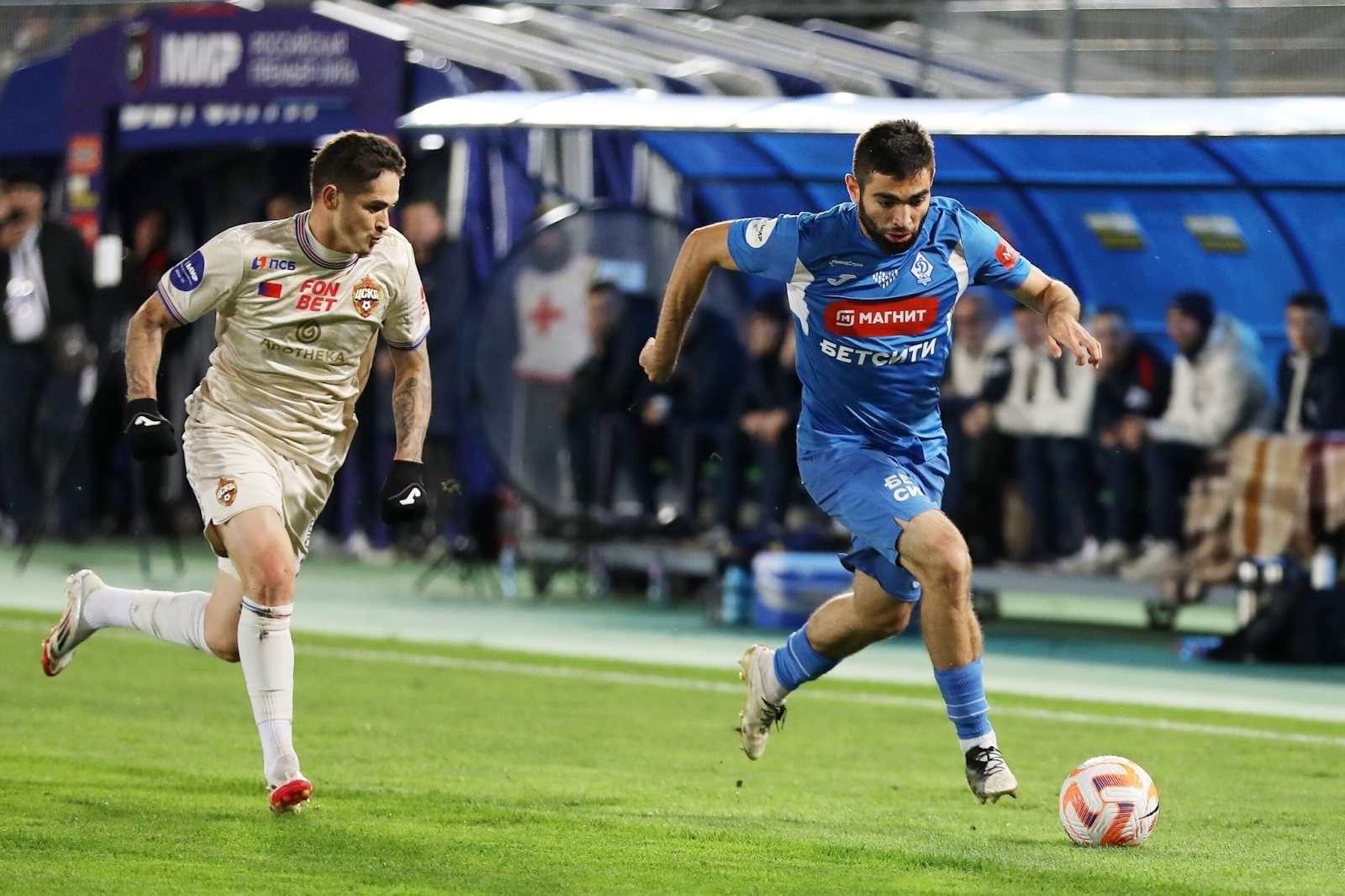 Кубок России: ЦСКА — «Динамо Махачкала»: шансы команд на победу в матче 1/4 финала 26 ноября 2025 года