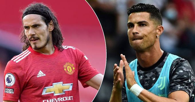 Эдинсон Кавани, Криштиану Роналду, Манчестер Юнайтед