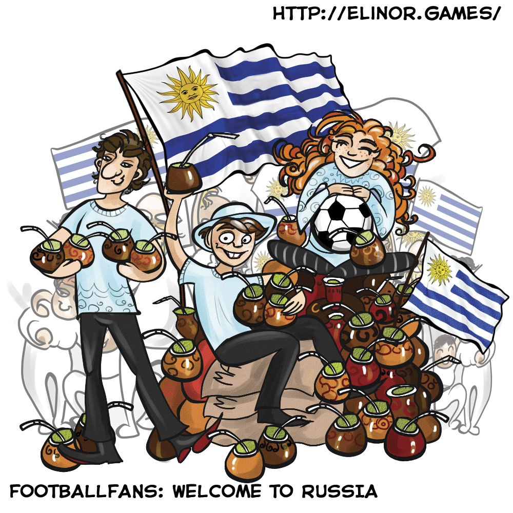 болельщики, Сборная Уругвая по футболу