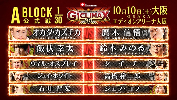 Превью NJPW G1 Climax 30, изображение №37