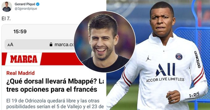 ПСЖ, Жерар Пике, Барселона, Килиан Мбаппе, Реал Мадрид