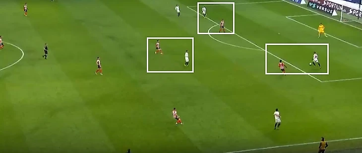 «Атлетико» — «Севилья». Гибридная схема Симеоне поставила в тупик Лопетеги., изображение №22