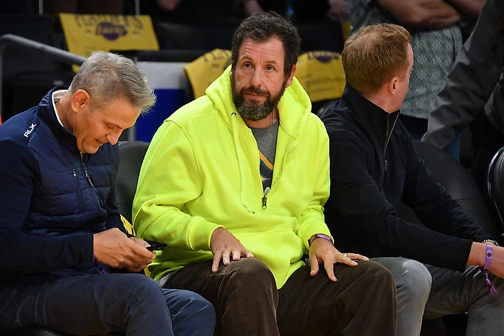 Celebrities At The Los Angeles Lakers Game