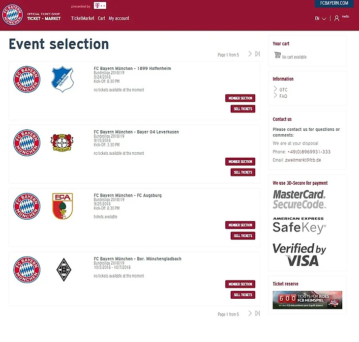 Обмен билетами