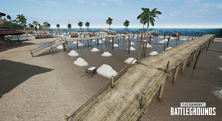 Карта Sanhok в игре PUBG