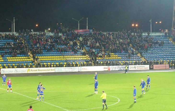 Болелы СКА на Восточной трибуне