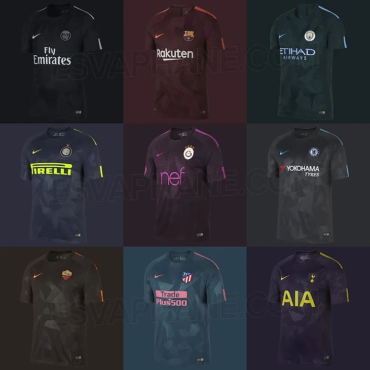 Третий комплект формы от Nike