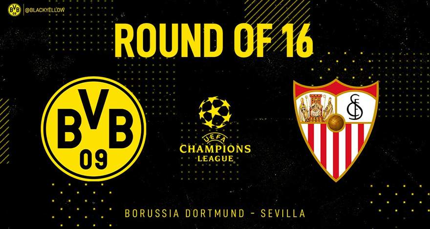 Лига Чемпионов (1/8 финала): «Боруссия» Дортмунд, Германия - «Севилья» Севилья, Испания. Перед ответным матчем
