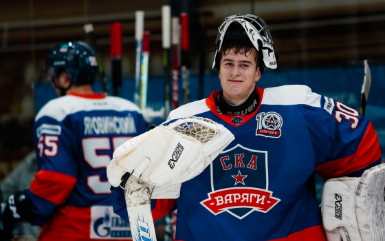 Вундеркинд из СКА засушил «Спартак»: взял буллит и отразил 33 броска. Он претендует на первый раунд драфта НХЛ