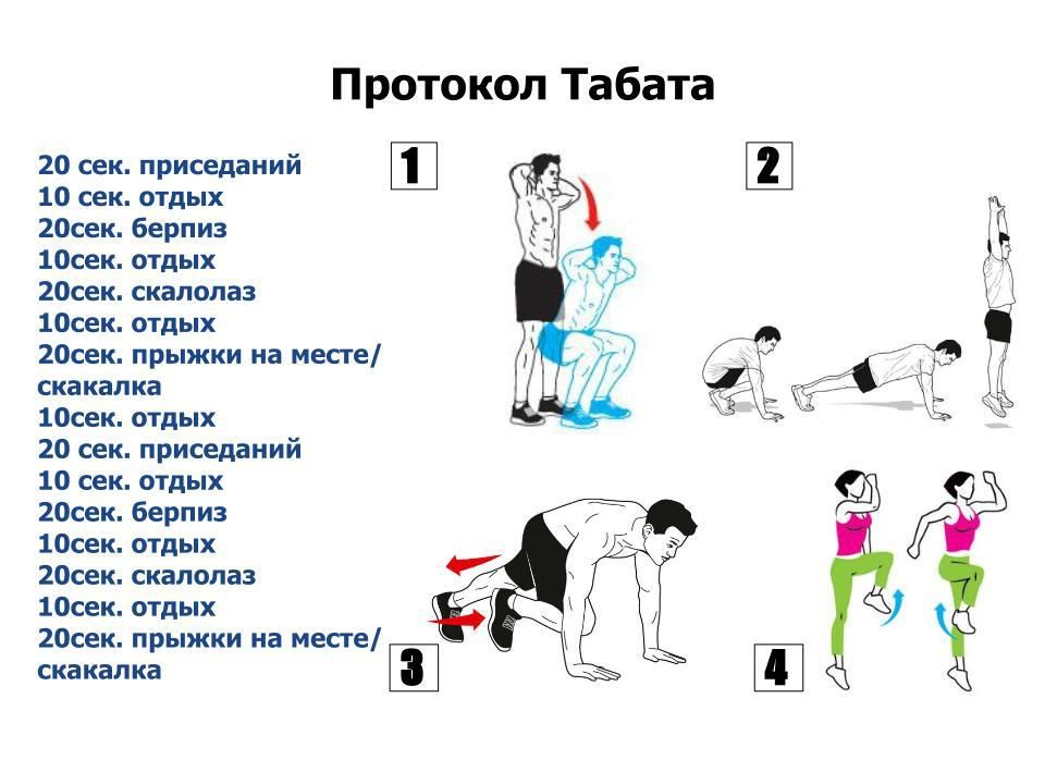 Упражнения 20 секунд. Табата тренинг комплекс упражнений. Табата схема тренировок. Комплекс упражнений Табата для начинающих. Комплекс упражнений Табата для начинающих мужчин.