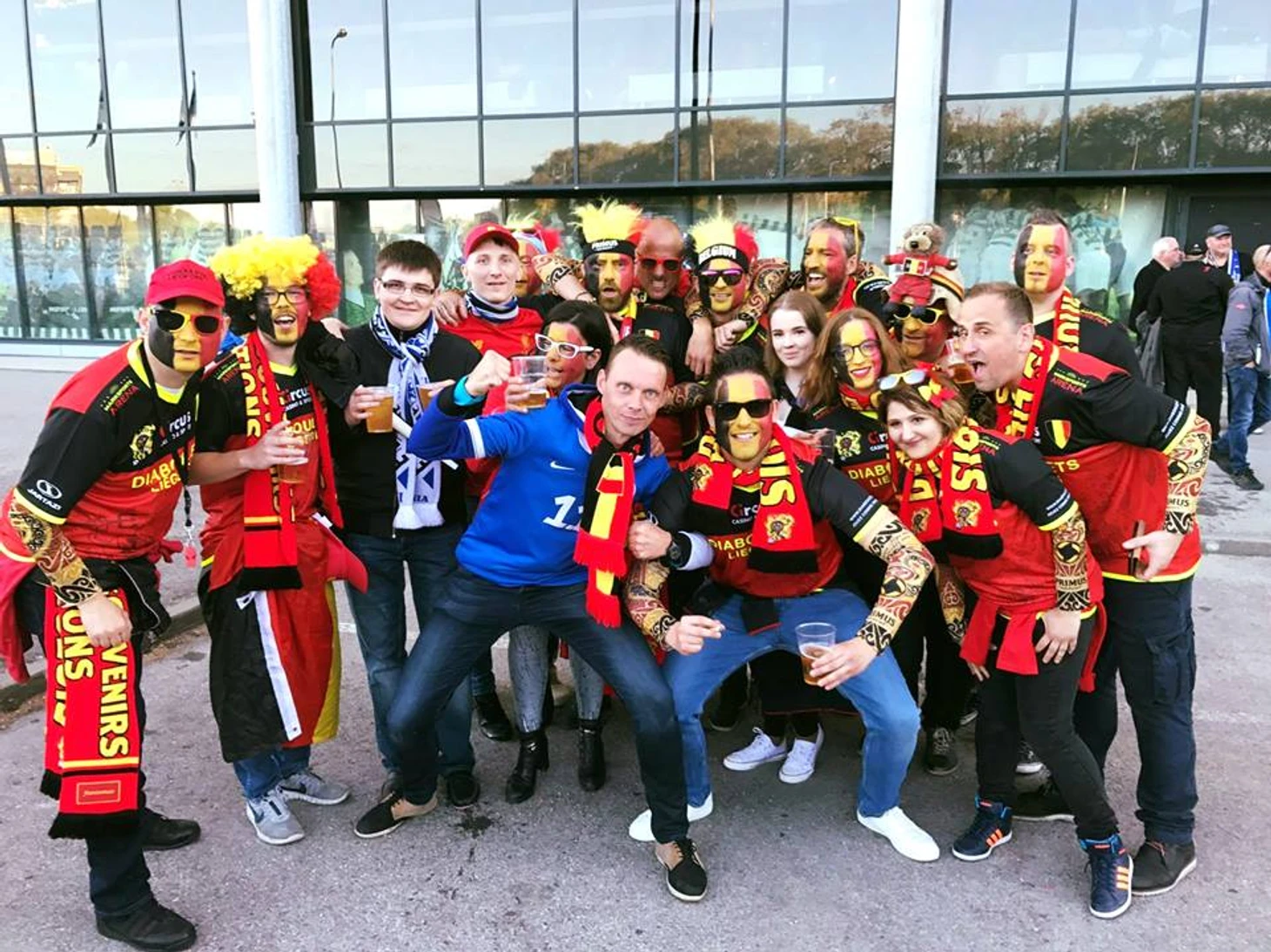 болельщики