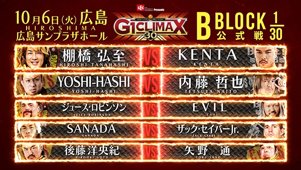 Превью NJPW G1 Climax 30, изображение №33