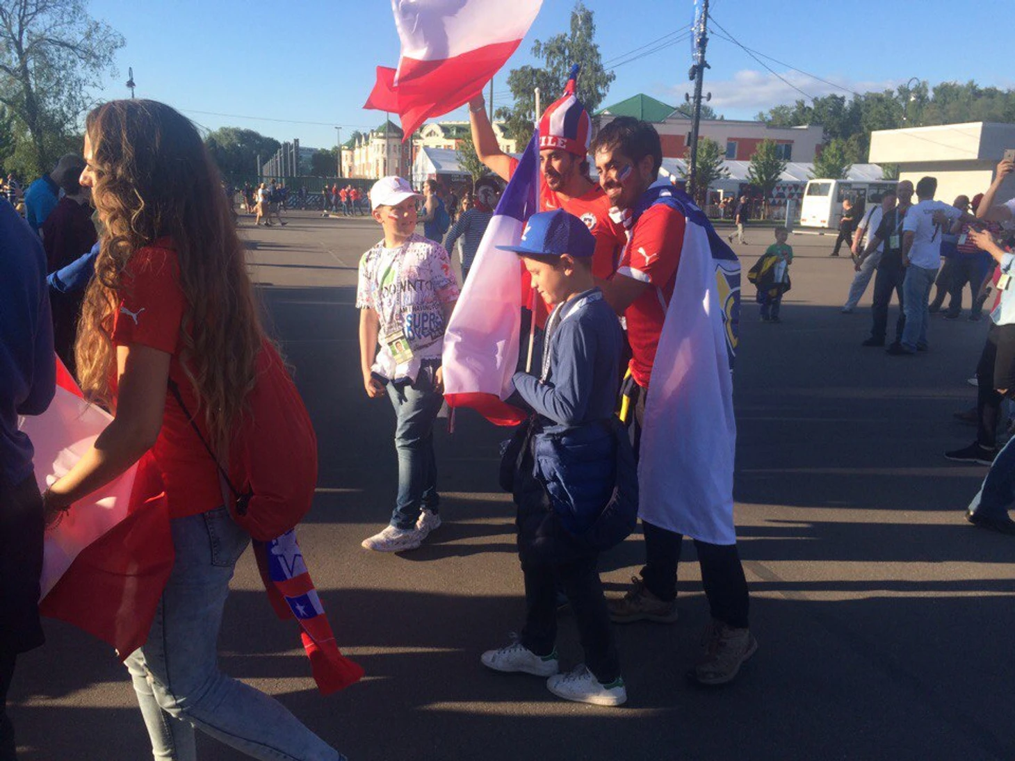 болельщики Чили