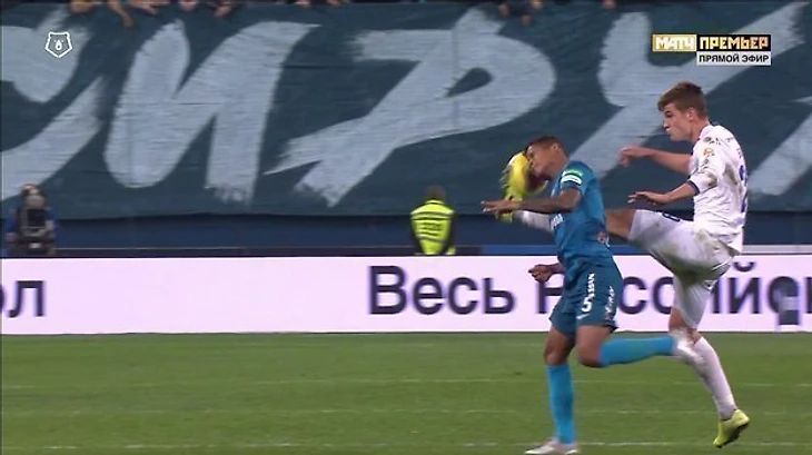 54-я минута матча «Зенит» — ЦСКА.