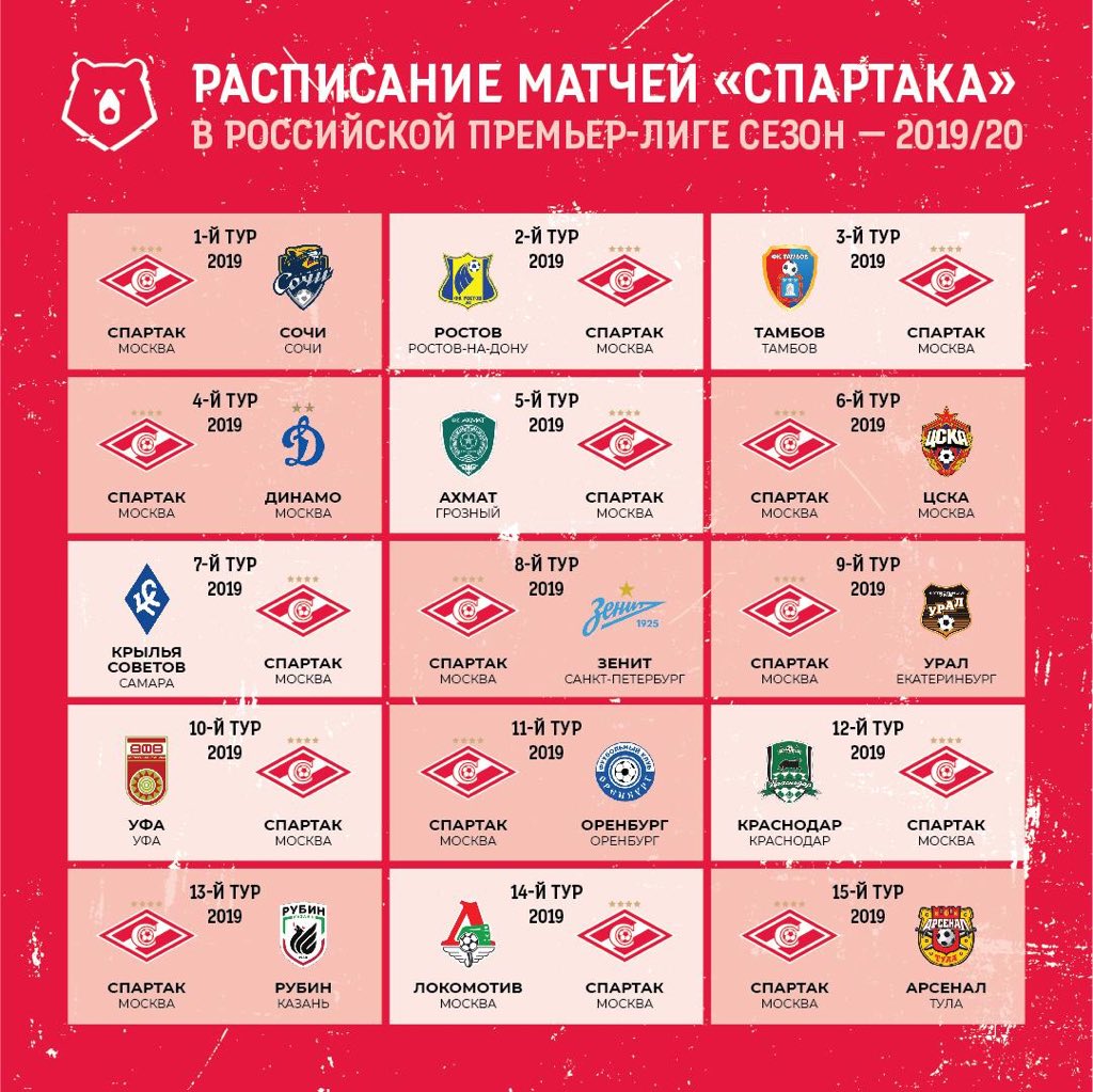 Спартак, премьер-лига Россия Спартак, премьер-лига Россия
