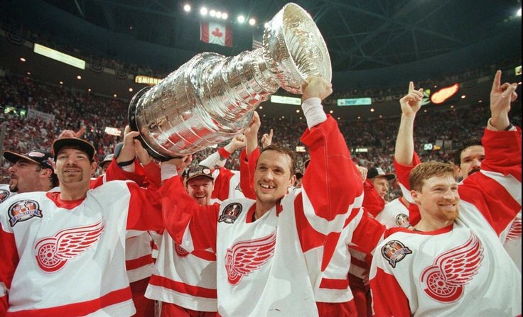 История НХЛ в фотографиях. Выпуск №27. Detroit Red Wings 90-х