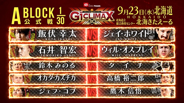 Превью NJPW G1 Climax 30, изображение №26