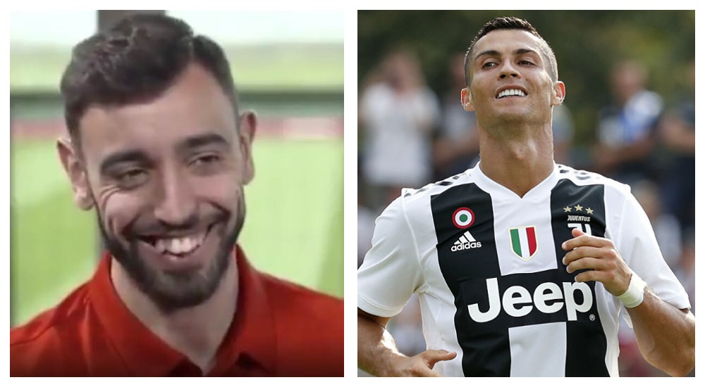 Бруну Фернандеш, Криштиану Роналду, Манчестер Юнайтед