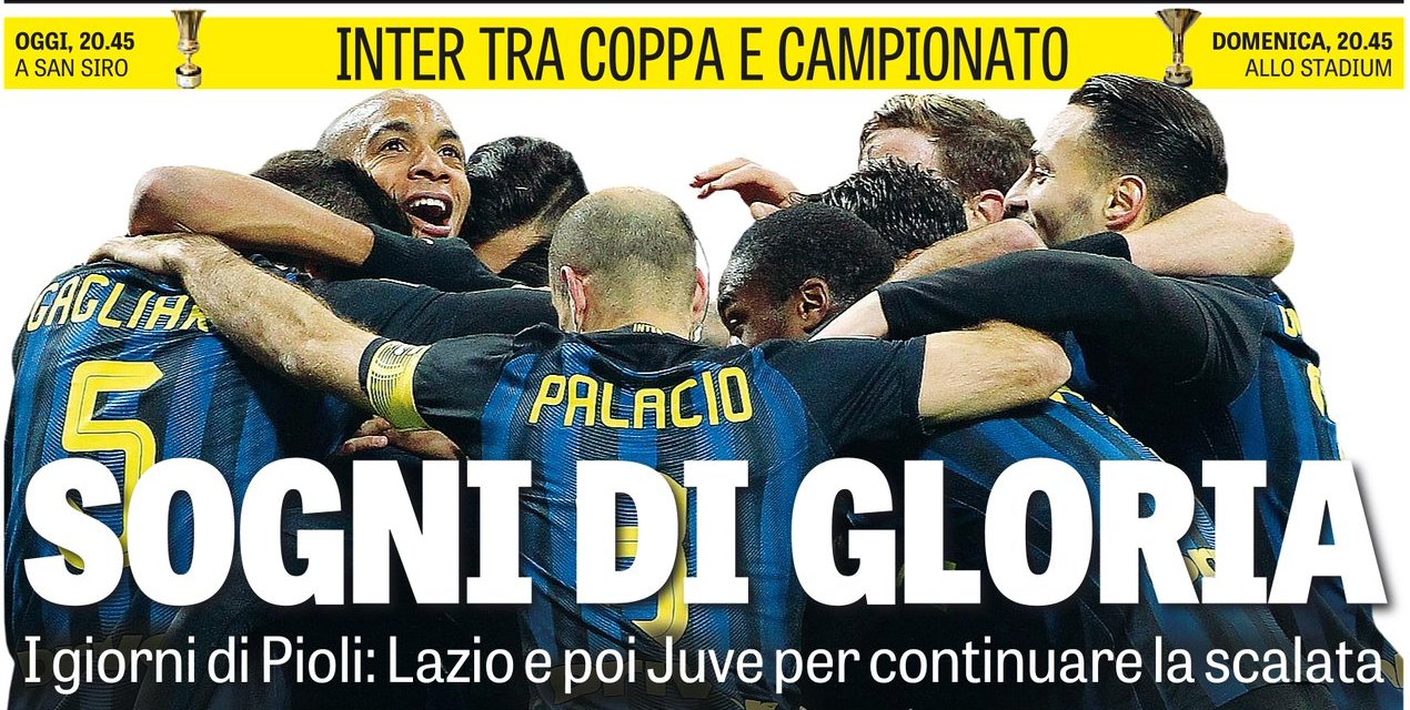 «Мечты о славе». Заголовки Gazzetta, TuttoSport и Corriere за 31 января