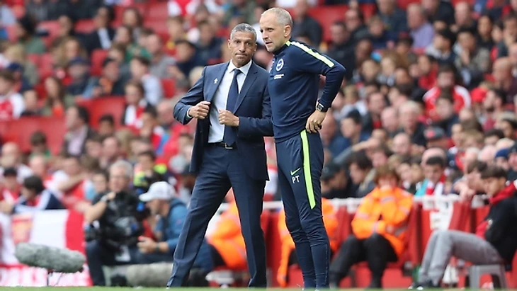 Chris Hughton and Paul Trollope