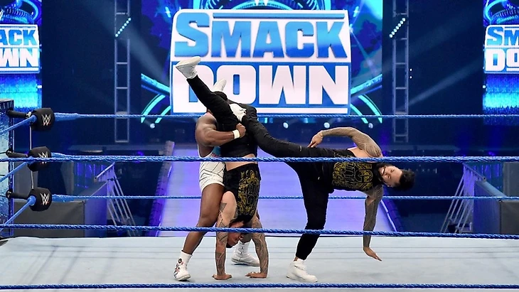 Обзор WWE Friday Night Smackdown 27.03.2020, изображение №22