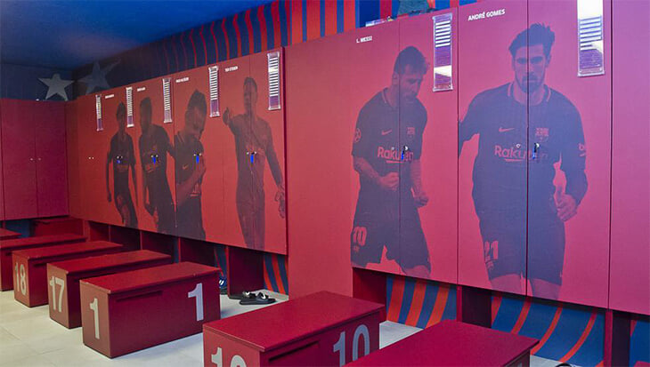 Изучаем, как сидят игроки в раздевалке. Месси в центре, Лукаку хотел место Дрогба, а Рой Кин орал на молодого Пике