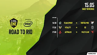 Расписание и промежуточные результаты. ESL One: Road to Rio. Все регионы