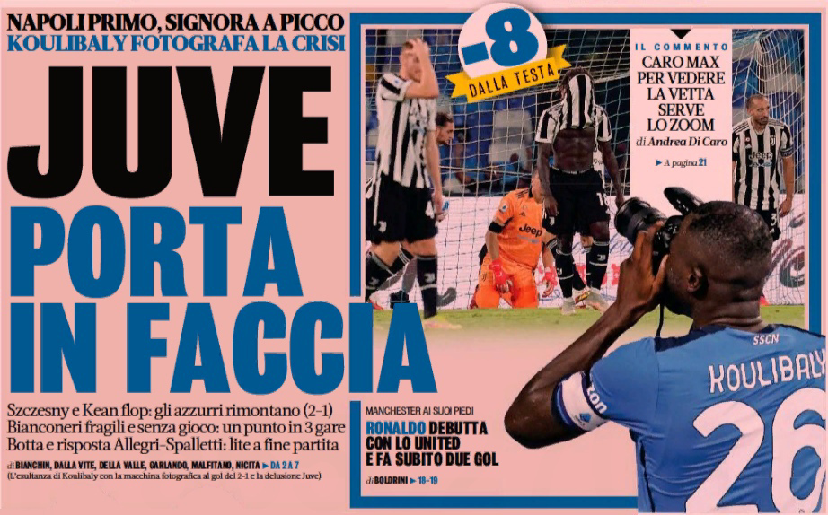 «Юве», дверь перед носом. Заголовки Gazzetta, TuttoSport и Corriere за 12 сентября