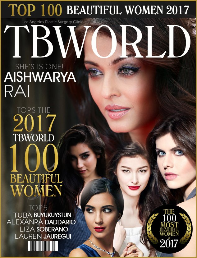 Евгению Медведеву включили в рейтинг The 100 Most Beautiful Women Of 2017 по версии журнала Top Beauty World