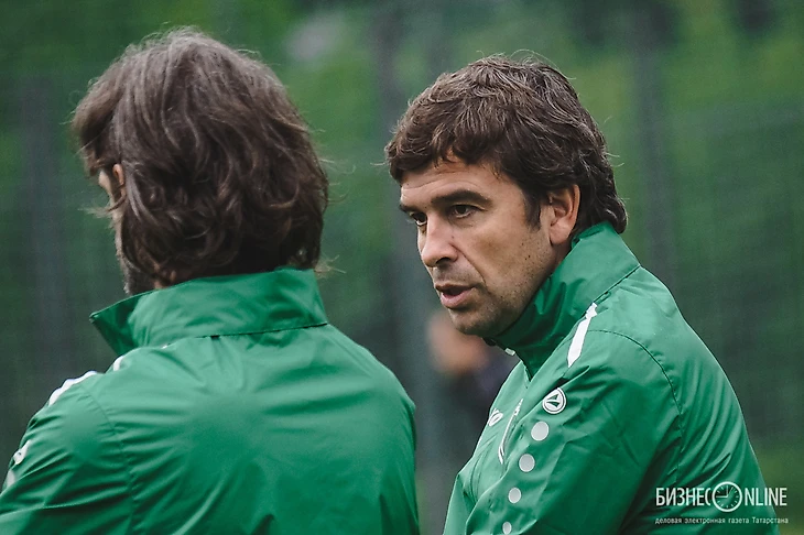 Эду Докампо (справа) с Романом Шароновым / фото: Сергей Елагин, БИЗНЕС Online