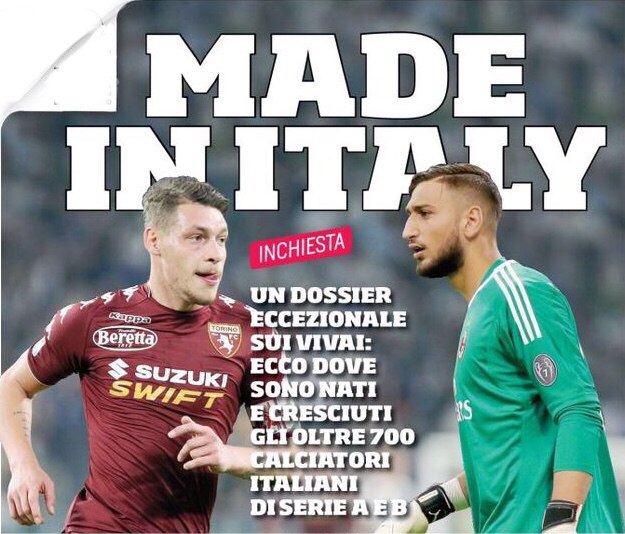 Сделано в Италии. Заголовки Gazzetta, TuttoSport и Corriere за 8 февраля