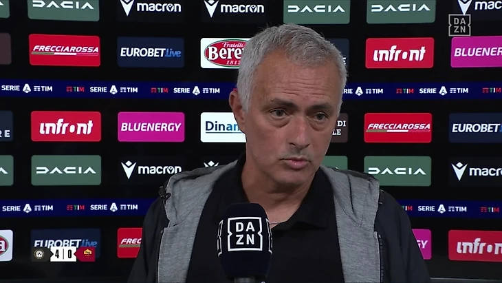 Mourinho rifiuta domande: 