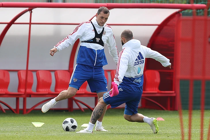 Артем Дзюба и Федор Кудряшов