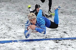 Регби будет жить: Триумфальный дебют сборной России по регби на снегу