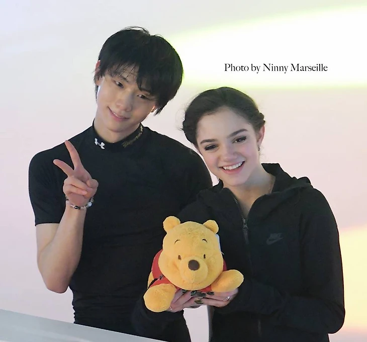 Evgenia Medvedeva and Yuzuru Hanyu