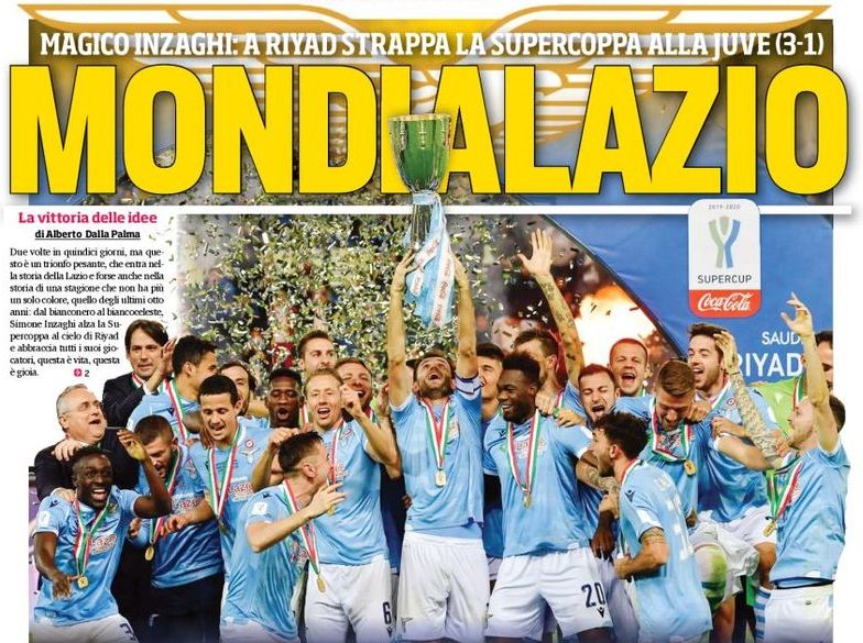 МундиаЛацио. Заголовки Gazzetta, TuttoSport и Corriere за 23 декабря