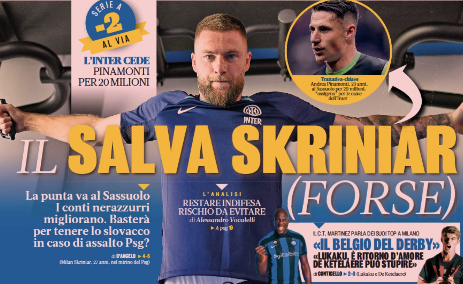 Спасти Шкриньяра (возможно). Заголовки Gazzetta, TuttoSport и Corriere за 11 августа