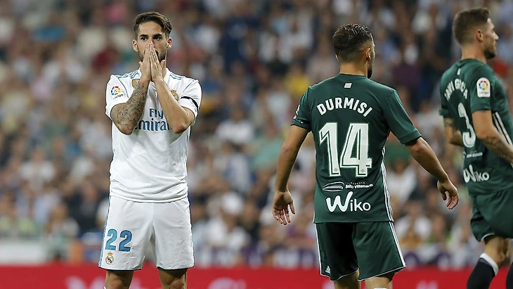 Isco tras la derrota ante el Betis en el Santiago Bernabéu