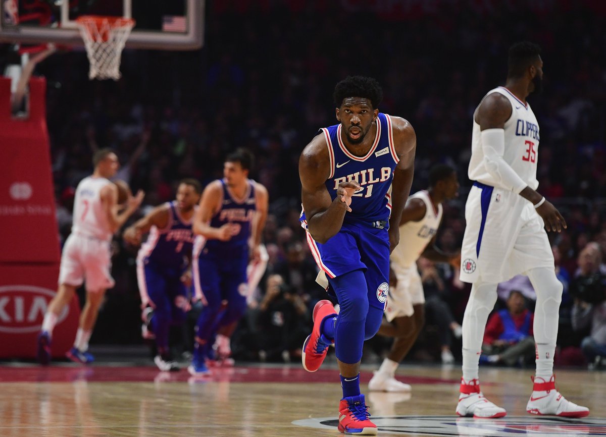 Видео nba. Джоэль Эмбиид баскетболист.